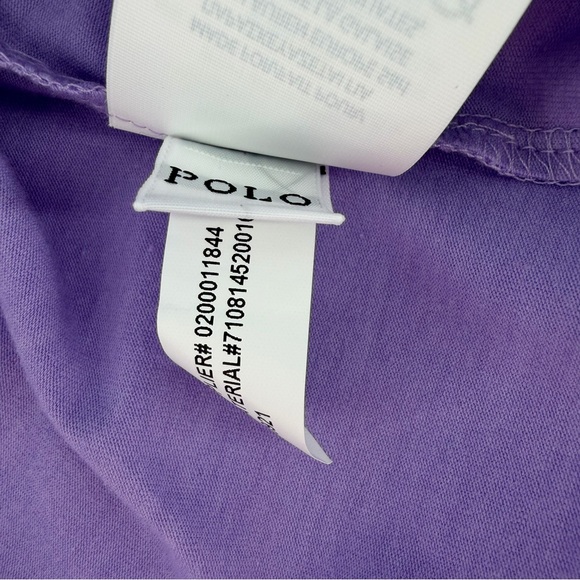Polo Ralph Lauren Performance Polo Shirt Lavender Men’s Large - Picture 9 of 9